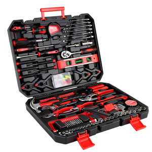 266-Piece Home Tool Set with Rolling Tool Box