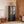 Mid Century Modern Style Tall Display Cabinet With Glass Doors For Collectibles - Black
