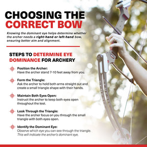 Genesis Original Archery Compound Bow, Adjustable Size, Draw Hand-Right, Red