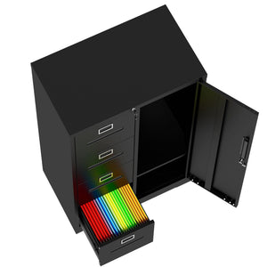 Storage Vertical Filing Cabinet With Lock