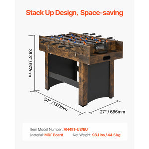 54" 3-in-1 Air Hockey Table Combo
