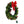 24-Inch Pre-Lit Artificial Christmas Wreath