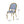 Chic French Bistro Chair With Durable Rattan And Aluminum Frame