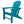 Leisure Classics UV Protected Indoor Outdoor Adirondack Patio Chair, Turquoise