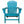 Leisure Classics UV Protected Indoor Outdoor Patio Chair, Turquoise  (4 Pack)