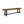 Cloud Outdoor Bench With Acacia Wood Frame And Slat Panel Design