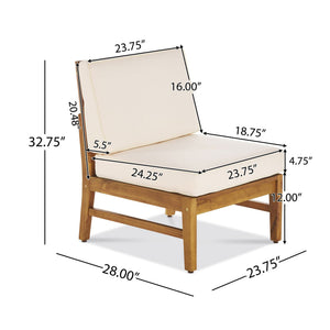 Perla Armless Chair