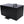 Heavy Duty 5 Gallon Steel Hydraulic Fluid Reservoir Tank With Mounting Foot, 14 Gauge - Black
