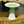 Handmade Glazed Ceramic Bird Bath with Daisy Petal Embossed Tray