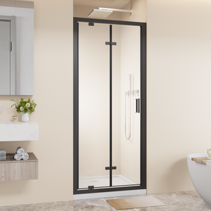 Framed Bi-fold Pivot Shower Door 32"x72"
