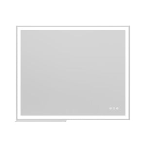 LED Bathroom Vanity Mirror Wall Mounted Adjustable / Warm / Natural Lights Anti-Fog Touch Switch With Memory Modern Smart Large Bathroom Mirrors