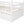 Twin Size Classic House Bed With Twin Size Trundle - White