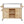 K&K Outdoor Kitchen Island, Rolling Bar Cart & Storage Cabinet