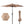 10FT Patio Umbrella with Push Button Tilt and Crank Mechanism