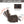Heat Massage Manual Recliner Chair with Rocker and Swivel in Fabric