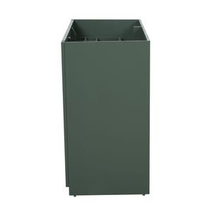 Retro Style Bathroom Vanity, 3 Drawers & Soft Closing Doors
