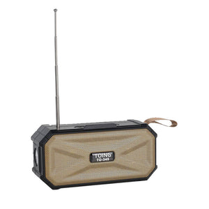 Solar-Powered Flashlight Bluetooth Speaker