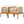 Outdoor Acacia Wood and Rope Club Chair with Cushions (Set of 2)