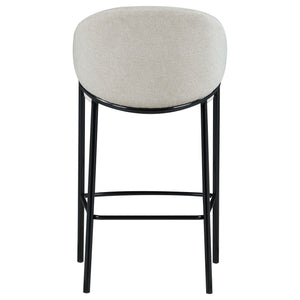 Sloped Arm Bar Stools (Set of 2) - Beige