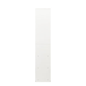 Freestanding Closet System with 6 Open Shelves and 2 Hanging Rods