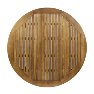 Outdoor Dining Set – Acacia Wood Stamford Table & Wicker Chairs