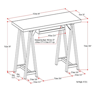 Sawhorse - Handcrafted Desk