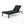 Modern Chaise Lounge with Water Resistant Fabric Cushions