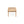 Outdoor Acacia Wood Loveseat with Coffee Table, Light Teak Frame