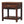 Solid Wood Regency Chestnut Nightstand, 1-Drawer, 1 Open-Slot