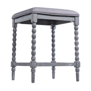 26" Counter Stools Set of 4 with Upholstered Seat