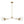 Jewel - 4 Lights Chandelier Ceiling Hanging Light Fixture - Clear / Gold