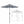 Patio Umbrella With Crank Lift & Push Button Tilt Frame, 200G / Sqm Solution Dyed Canopy - Blue Multi / Brown
