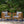 Set of 2 Outdoor Acacia Wood Club Chairs with Modern Square Arms