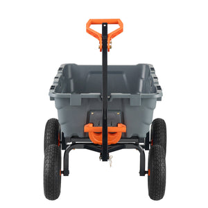 Dump Cart with Poly Body and Steel Frame