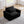 Black Corduroy Deep Seat Single Sofa Accent Chair