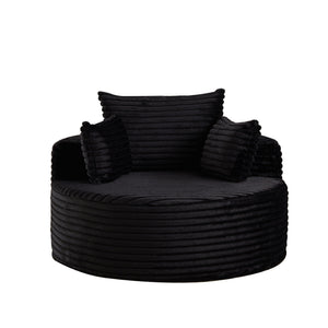 Modern Single Sofa With Backrest Pillow For Living Room