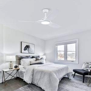 52 Inch ABS Blades Ceiling Fan with LED Light Kit
