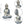 16'' Weatherproof Resin Buddha Garden Statue