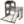Loft Bunk Bed With Playhouse, Farmhouse, Ladder, Slide And Guardrails