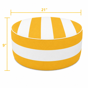 Outdoor Inflatable Ottoman 21"x21"x9"