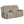 Slater - 3 Piece Upholstered Reclining Sofa Set And Built In Storage - Taupe