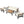 4 Pieces Outdoor Sectional Sofa Set 5 Person Patio Seating Group Outdoor Conversation Set With Cushions And A Coffee Table For Patios