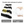 Outdoor Chair Cushions Set of 2 – Black and White Striped
