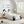 Twin Size Cute Panda-Shaped Kids Bed with Velvet Fabric