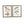 Set of 2 Distressed Brown Frame Decorative Accessories