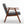 Mid Century Modern Accent Chair With Solid Wood Frame And Extra Thick Backrest