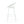 Modern Gable Outdoor Barstool Set of 2 in White