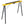 Folding Portable Saw Horses 2 Pack With Fast Open Legs, Heavy Duty For Garage And Workshop - Yellow / Black