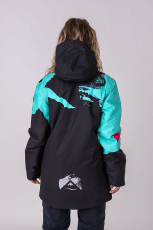 Afterparty Jacket Black & Mint