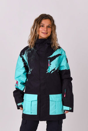 Afterparty Jacket Black & Mint